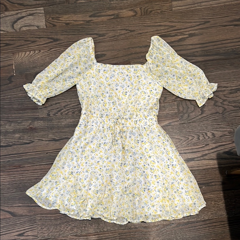 Floral Yellow Women’s Dress